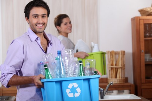 Tommy's Rubbish team preparing for waste collection